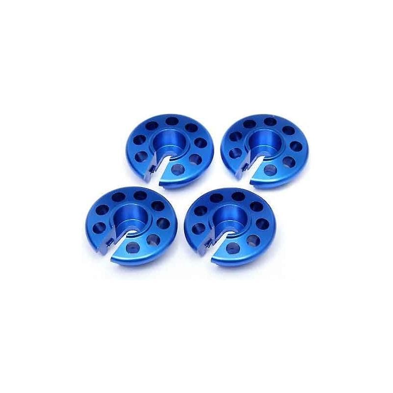 HB RACING Aluminium Spring Mount (Blue)