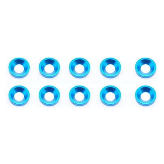 ARROWMAX Aluminium M4 Countersink Washer-Blue (10)