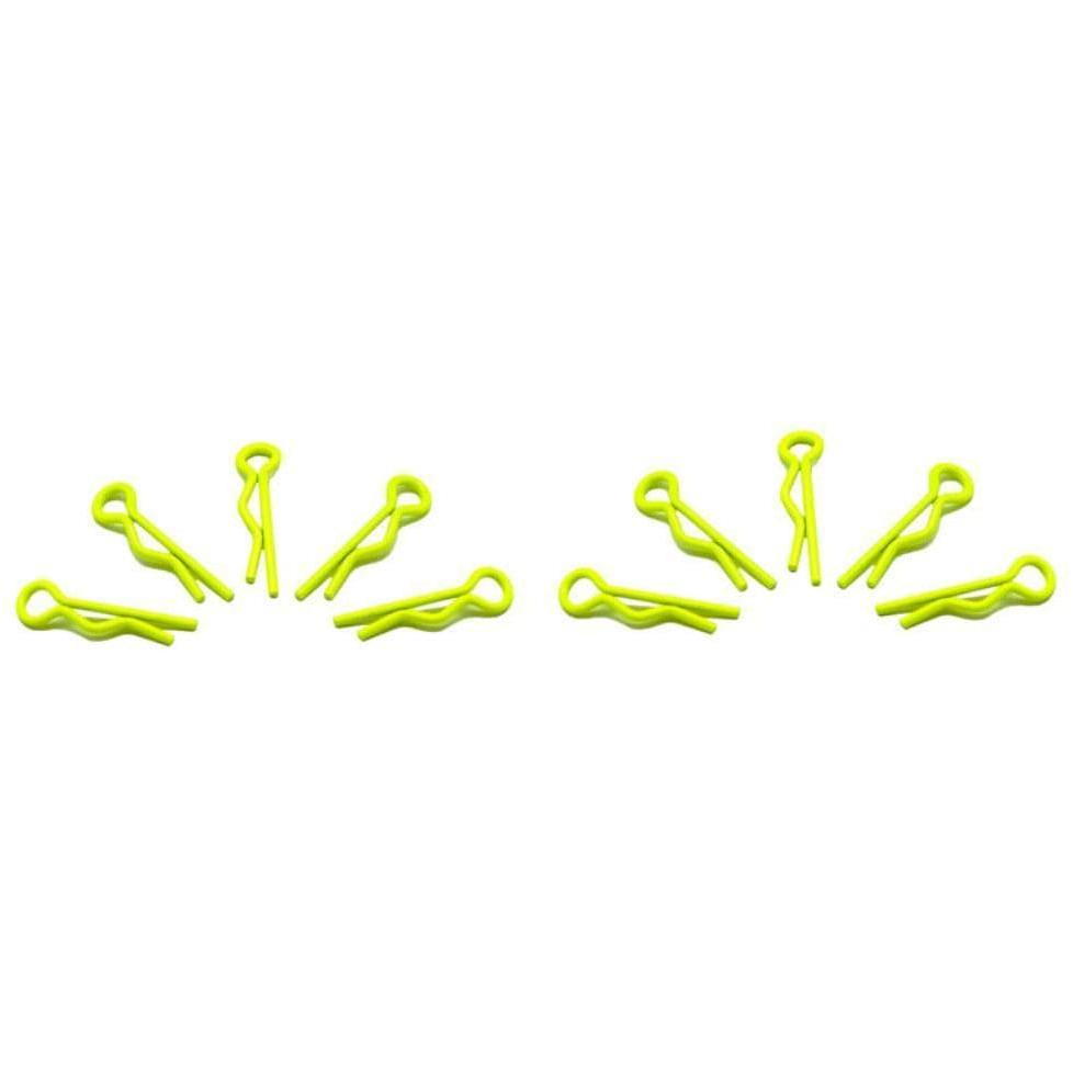 ARROWMAX Small Body Clip 1/10 - Fluorescent Yellow(10)