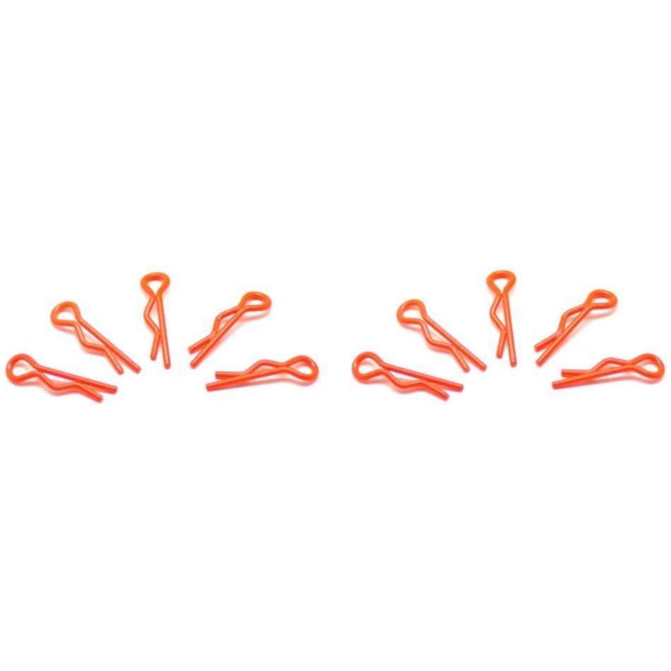 ARROWMAX Small Body Clip 1/10 - Fluorescent Red(10)