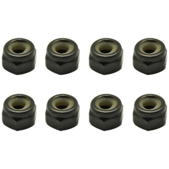 ARROWMAX Nylon Lock Nuts M4 (8)