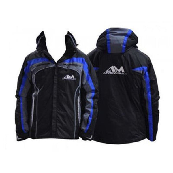 ARROWMAX Winter Jacket AM Black-Blue Hooded (2XL)
