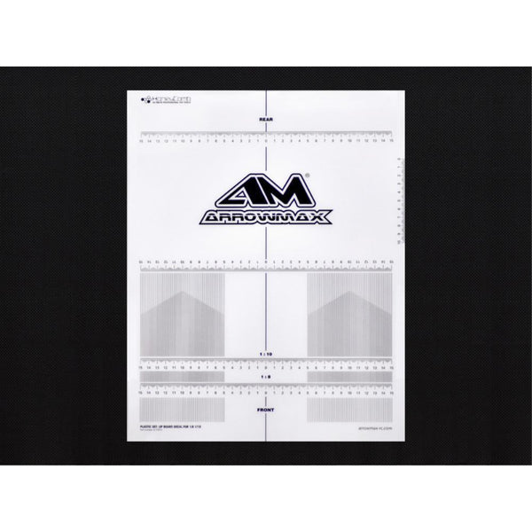 ARROWMAX Plastic Set-Up Board Decal For 1/8, 1/10