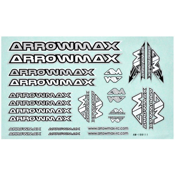 ARROWMAX AM Decal ( 14 X 21cm) Silver