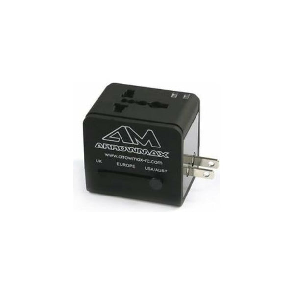 ARROWMAX AM Multi-Nation Travel Adapter With USB Charger