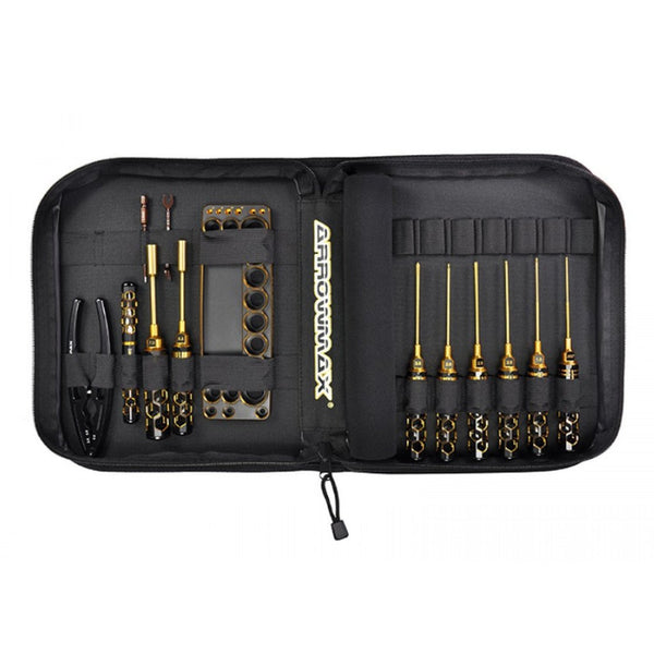 ARROWMAX AM Toolset For 1/10 Offroad (13Pcs) With Tools Bag