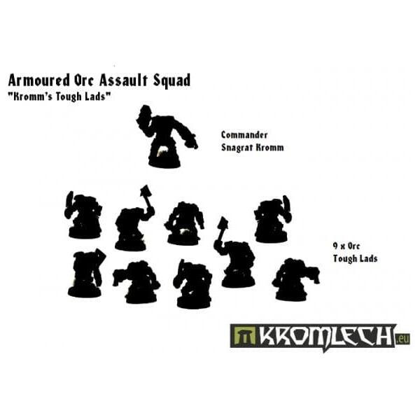 KROMLECH Armoured Orc Assault Squad (10)