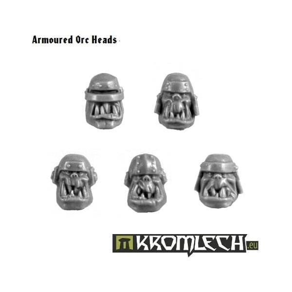 KROMLECH Armoured Orc Heads (10)