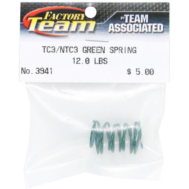 TEAM ASSOCIATED TC3/NTC3 Green Spring Set (12lb) (2)