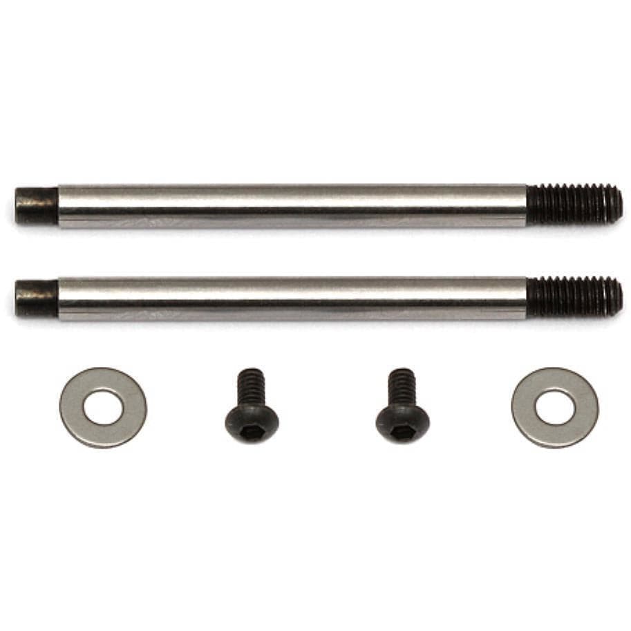TEAM ASSOCIATED FT 3x21 mm Shock Shafts V2, chrome for B6.1,B6.1