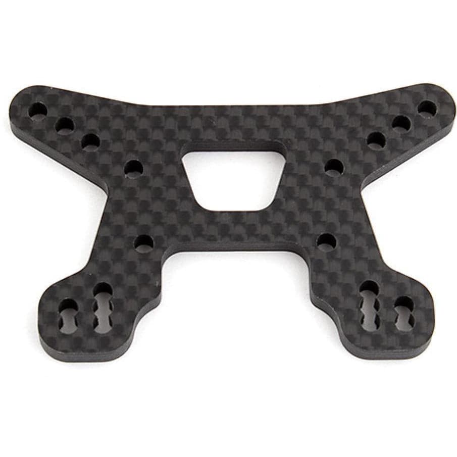 TEAM ASSOCIATED Front Shock Tower, woven carbon fiber for ,B64,