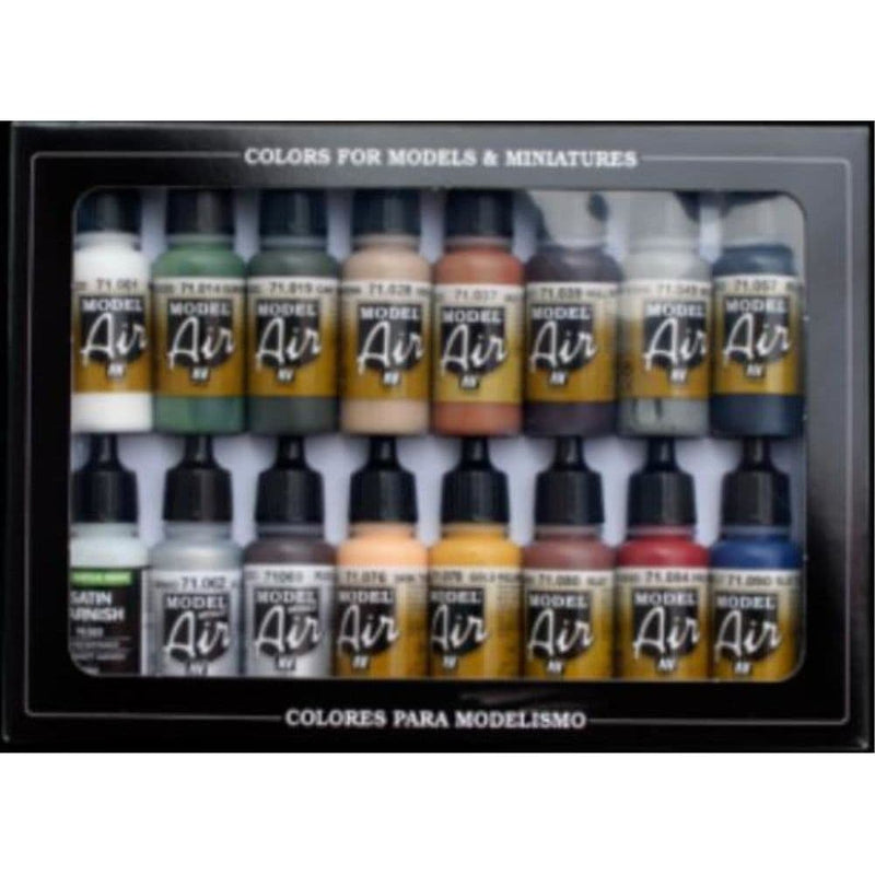 VALLEJO Model Air Railway Colors 16 Colour Set