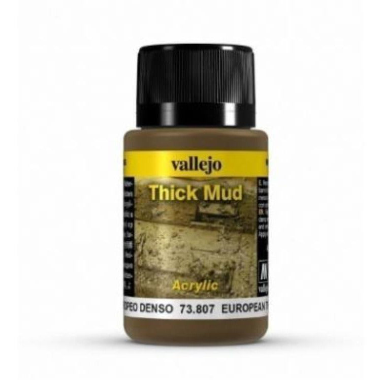 VALLEJO Weathering Effects European Thick Mud 40 ml