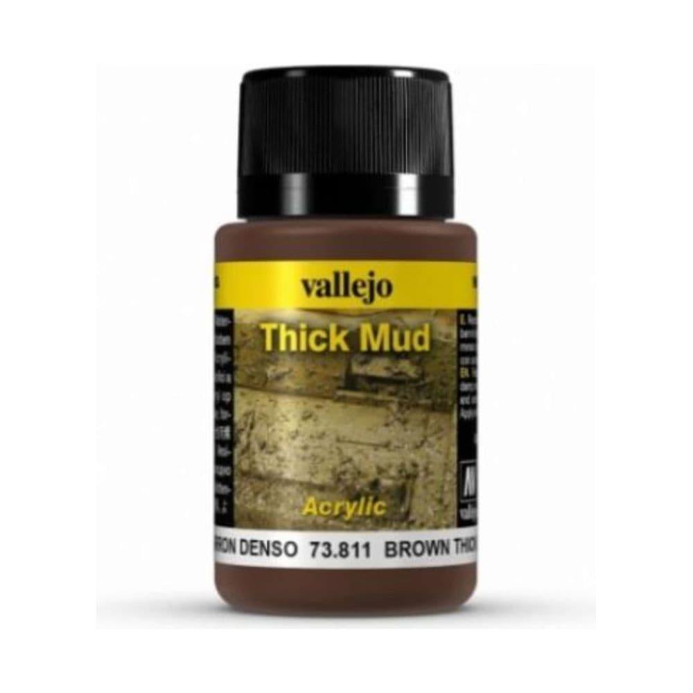 VALLEJO Weathering Effects Brown Thick Mud 40ml