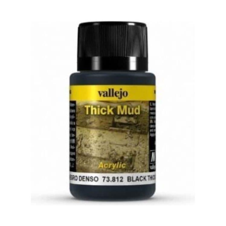 VALLEJO Weathering Effects Black Thick Mud 40ml