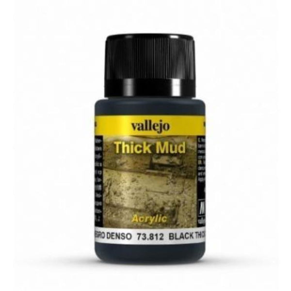VALLEJO Weathering Effects Black Thick Mud 40ml
