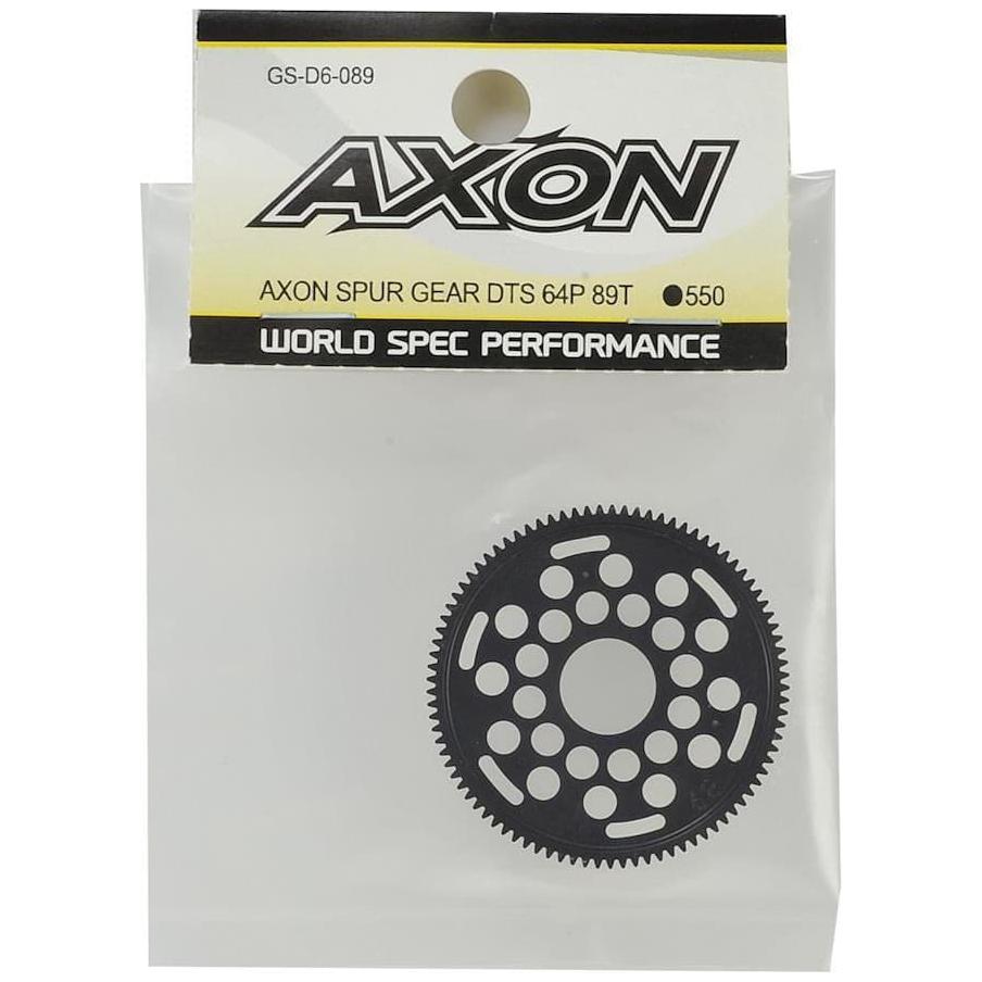Axon Spur Gear – DTS 64P 89T, GS-D6-089, 64-Pitch, 89-Tooth, Precision Gear