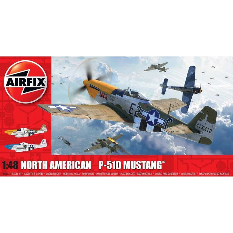 AIRFIX 1/48 North American P-51D Mustang (Filletless Tails)