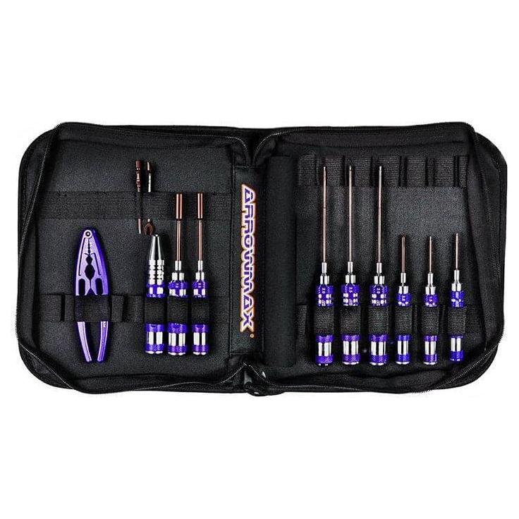 ARROWMAX AM Toolset For 1/10 Offroad (12Pcs) With Tools Bag