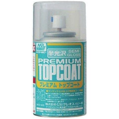Mr Premium Topcoat Semi-Gloss Spray