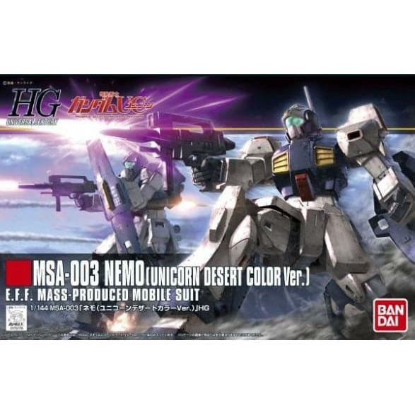 BANDAI 1/144 HGUC MSA-003 Nemo (Unicorn Desert Color Ver.)