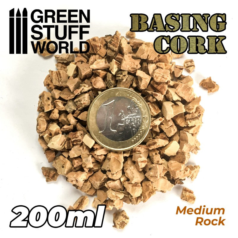 GREEN STUFF WORLD Medium Rock Basing Cork 200ml
