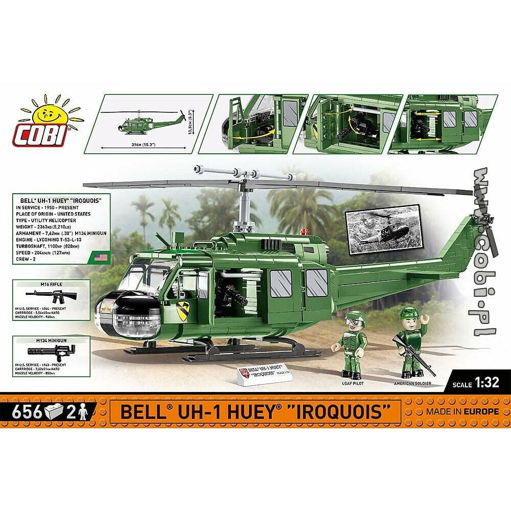 COBI Vietnam War - Bell UH-1 Huey Iroquois 656 pcs