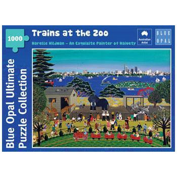 BLUE OPAL Narelle Wildman Trains at the Zoo 1000pce