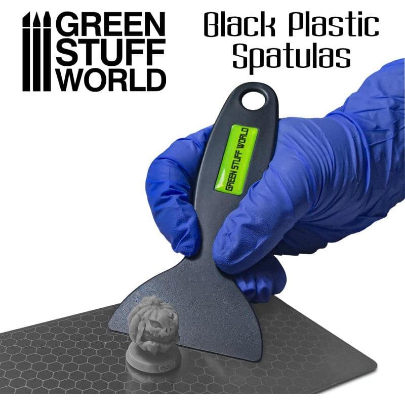 GREEN STUFF WORLD Black Plastic Spatulas - 3D Printer