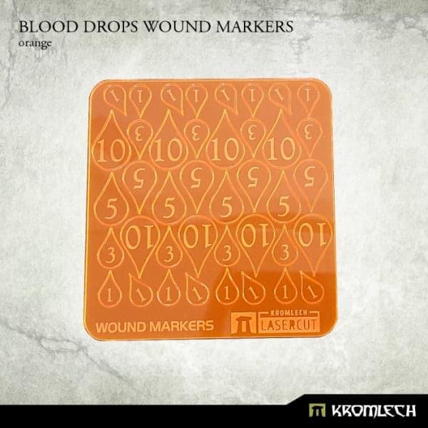 KROMLECH Blood Drops Wound Markers (Orange)