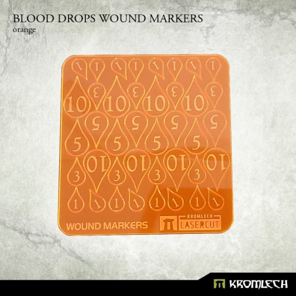 KROMLECH Blood Drops Wound Markers (Orange)