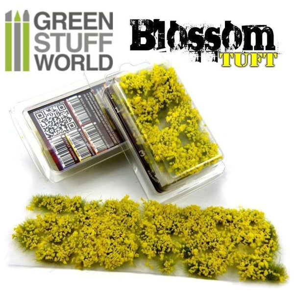 GREEN STUFF WORLD Blossom Tufts - 6mm Self-Adhesive Yellow