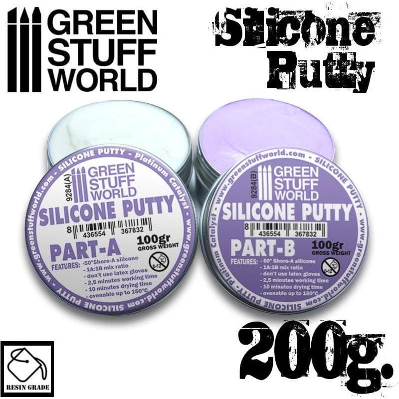 GREEN STUFF WORLD Violet Silicone Putty 200gm