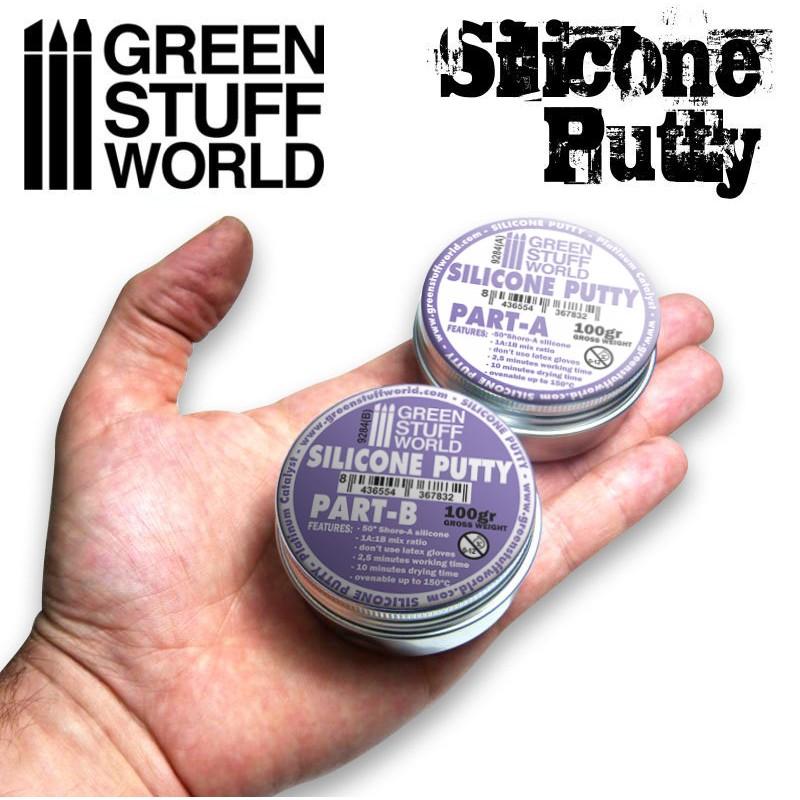 GREEN STUFF WORLD Violet Silicone Putty 200gm