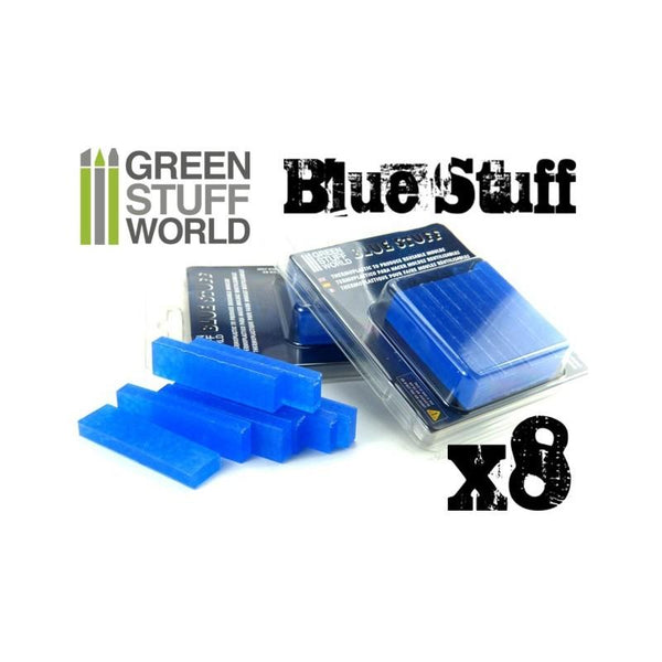 GREEN STUFF WORLD Blue Stuff Molds (8 bars)