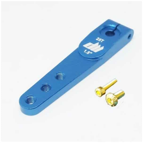 DUALSKY Alloy Servo Half Arm, 25T, 1.5inch blue