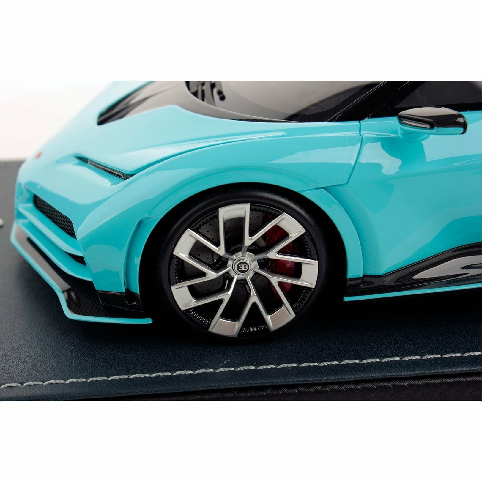 MR COLLECTION MODELS 1/18 Bugatti Centodieci Historic Bugatti Light Blue