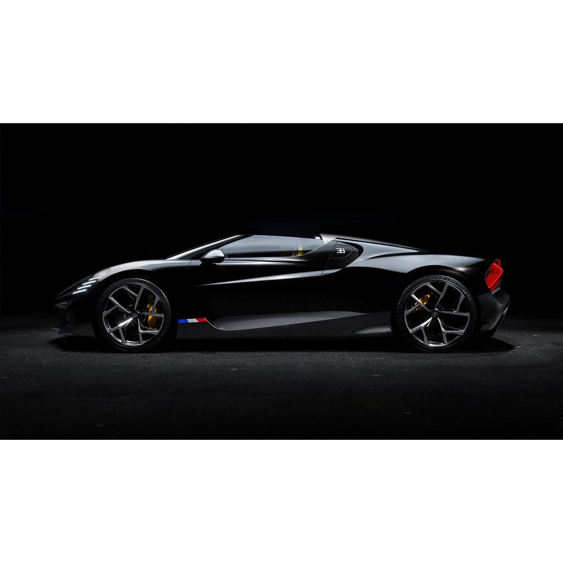 MR COLLECTION MODELS 1/18 Bugatti W16 Mistral Black