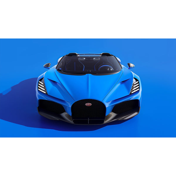MR COLLECTION MODELS 1/18 Bugatti W16 Mistral Blue