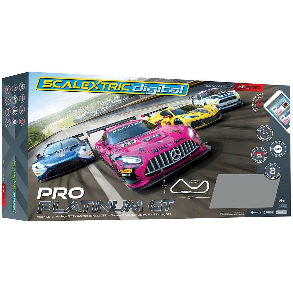 SCALEXTRIC Arc Pro - Pro Platinum GT Race Set