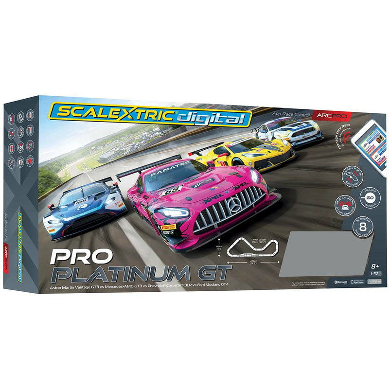 SCALEXTRIC Arc Pro - Pro Platinum GT Race Set