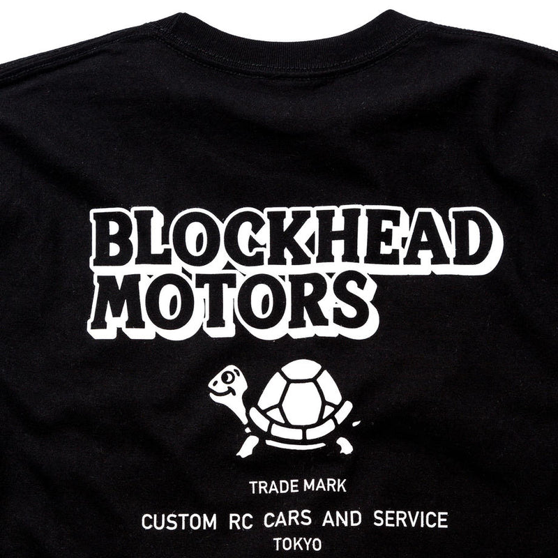 BLOCKHEAD MOTORS Long Sleeve T-Shirt Black - XL