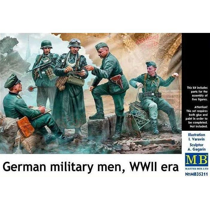 MASTER BOX 1/35 German Military Men, WWII Era