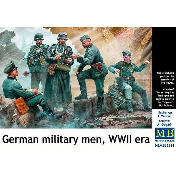 MASTER BOX 1/35 German Military Men, WWII Era