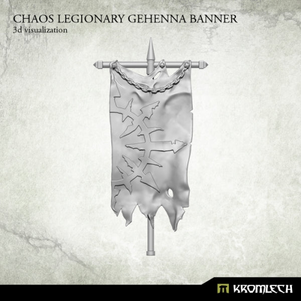 KROMLECH Chaos Legionary Gehenna Banner (1)