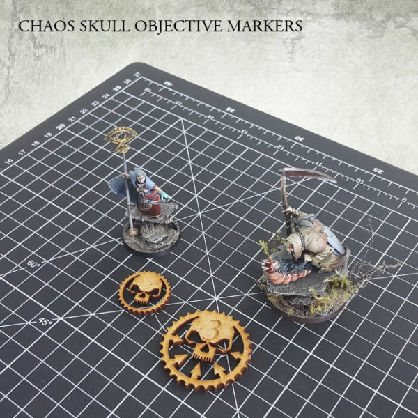 KROMLECH Chaos Skull Objective Markers (HDF)