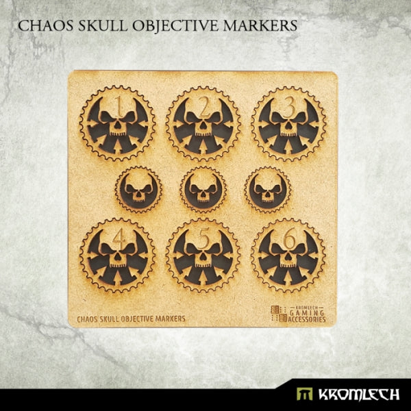 KROMLECH Chaos Skull Objective Markers (HDF)