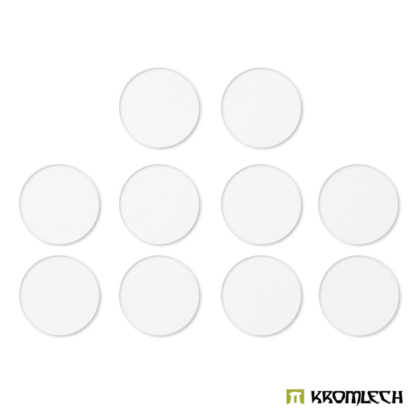KROMLECH Clear Acrylic Bases Round 90mm (10)