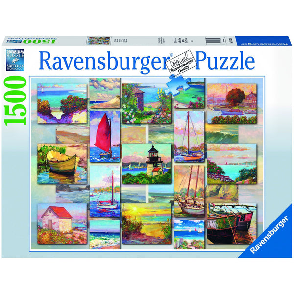 RAVENSBURGER Coastal Collage Puzzle 1500pce