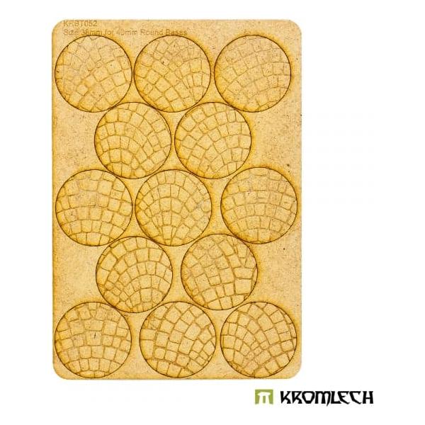 KROMLECH Cobblestone 40mm Round Base Toppers